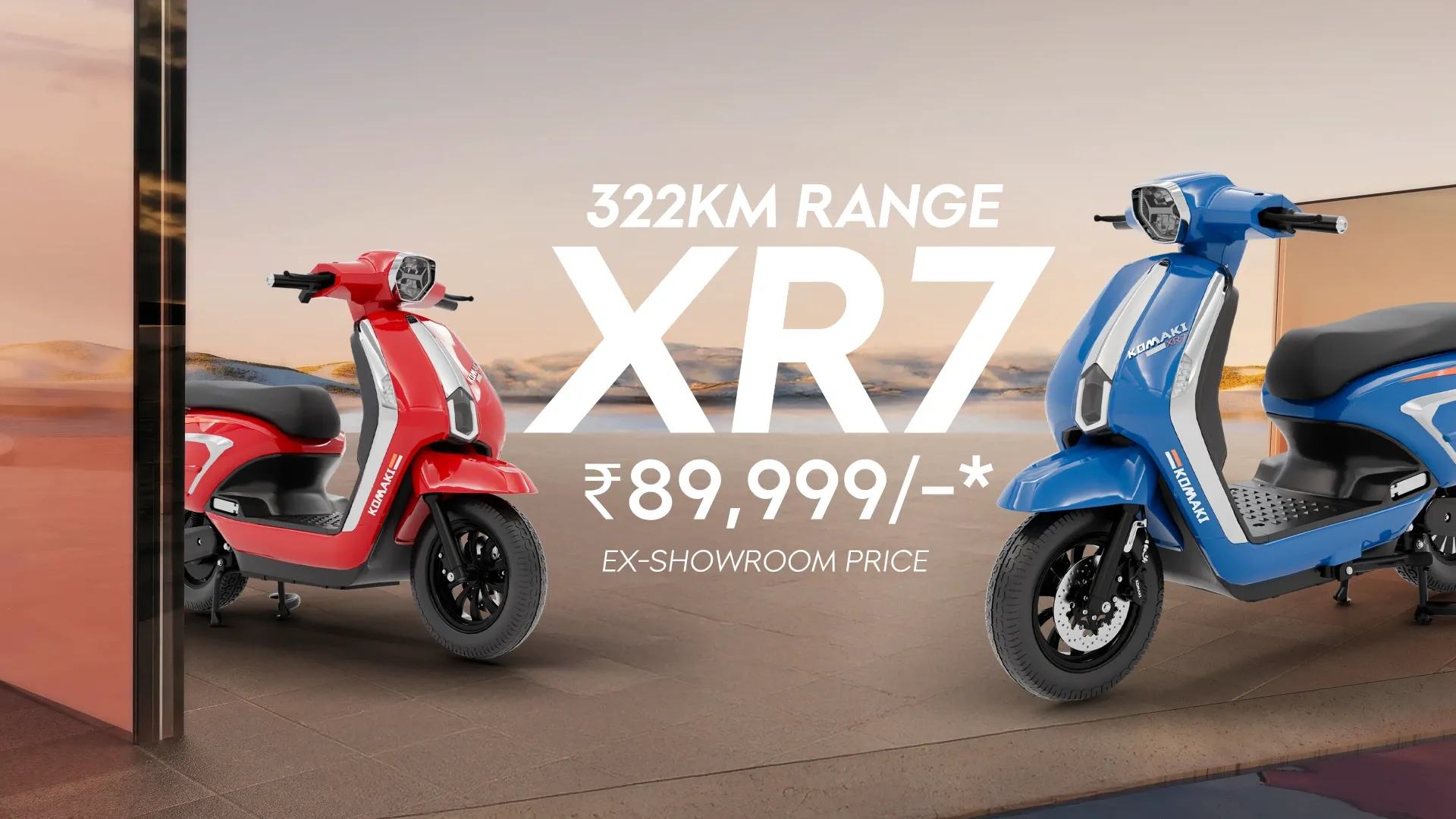 Komaki XR7 Electric Scooter