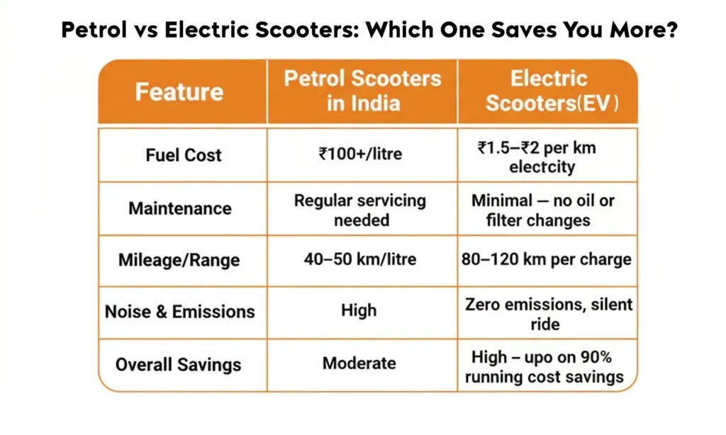 Scooters Under 1 Lakh (1,100 volume)